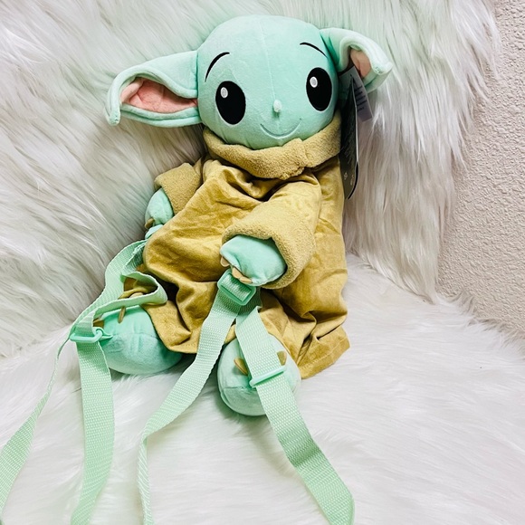 Disney Parks Star‎ Wars Grogu Plush Backpack - Picture 3 of 4